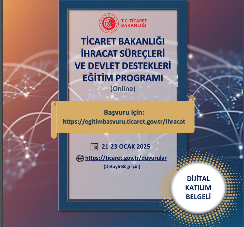 Ticaret Bakanlığı İhracat Süreçleri ve Devlet Des...