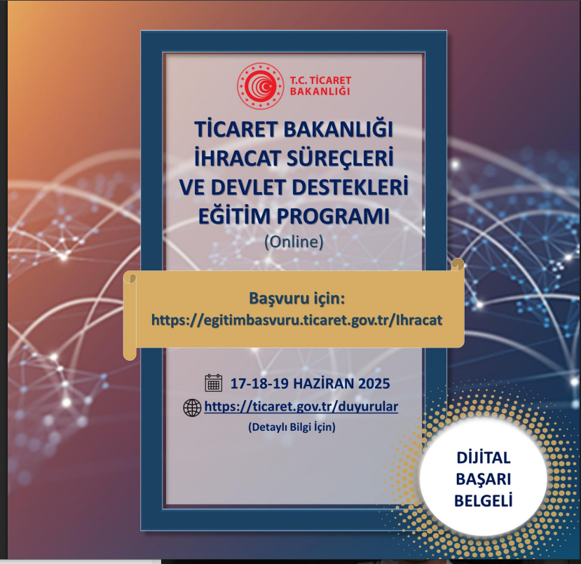 Ticaret Bakanlığı İhracat Süreçleri ve Devlet Des...