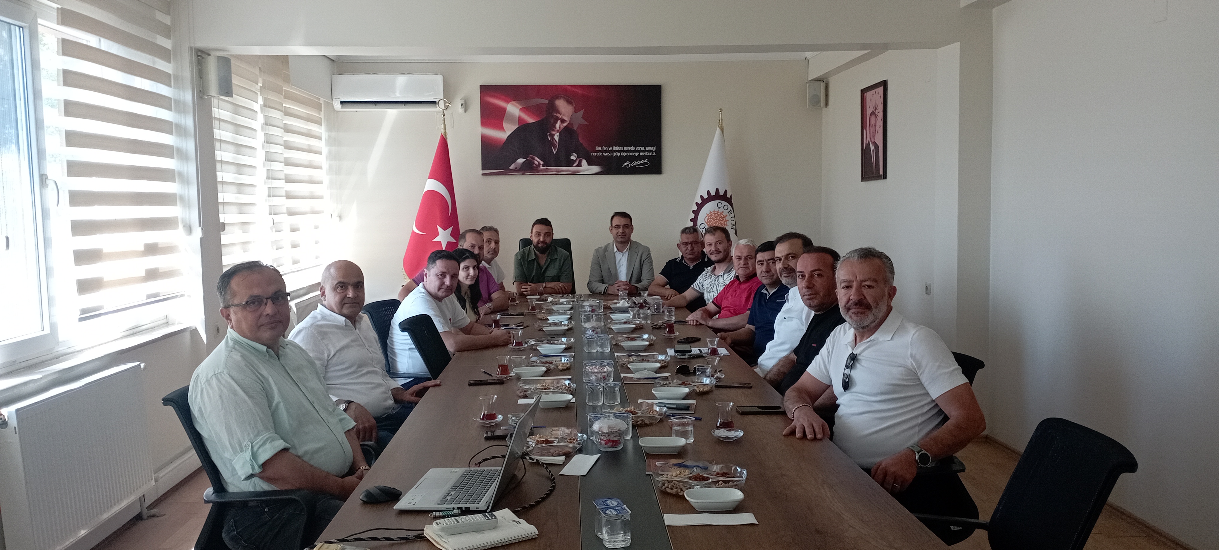 Ömer Tök ' den Çorum OSB' ye Veda Ziyareti...